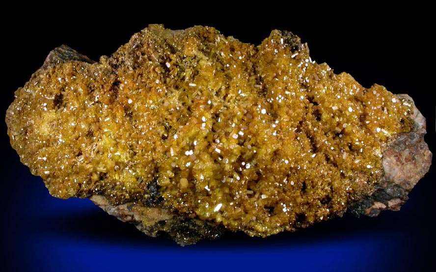 Mimetite on Cesarolite from Guatomo Mine, near Tham Thalu, south of Hat Yai, Yala Province, Thailand