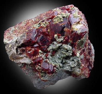 Grossular Garnet with Diopside from Goodall Farm Quarry, Sanford, York County, Maine