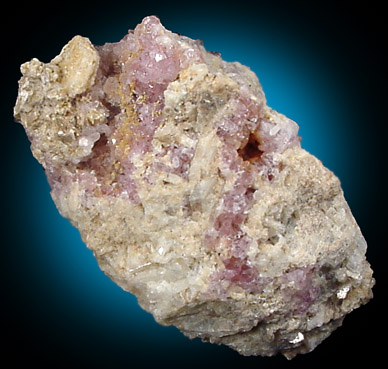 Quartz var. Rose Quartz Crystals from Plumbago Mountain, Newry, Maine