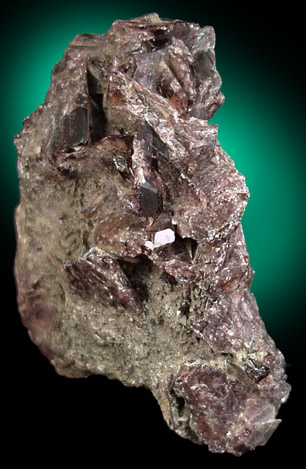 Axinite-(Fe) from Santa Maria, near Medels, Grisons, Switzerland