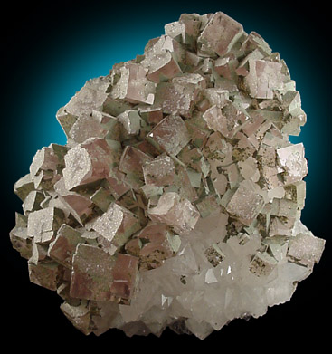 Fluorite on Quartz from Weardale, County Durham, England