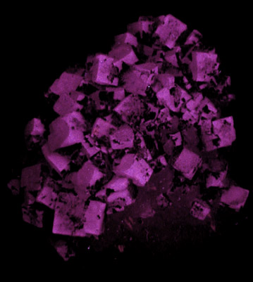 Fluorite on Quartz from Weardale, County Durham, England