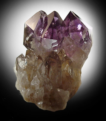 Quartz var. Amethyst from Kidder Lane east of Woodland Road, Southborough, Worcester County, Massachusetts