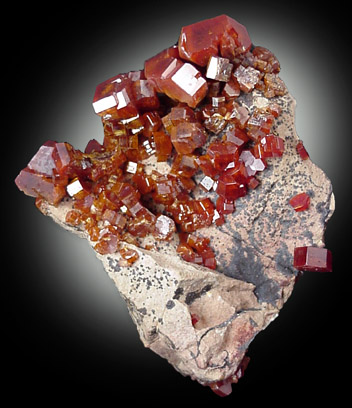 Vanadinite from Mibladen, Morocco