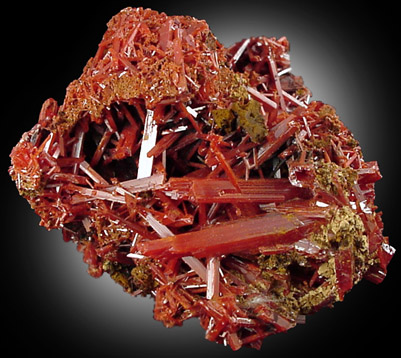 Crocoite from Red Lead Mine, Dundas, Tasmania, Australia