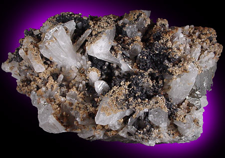 Quartz, Pyrite, Cookeite from Crystal Mountain, Hot Spring County, Arkansas