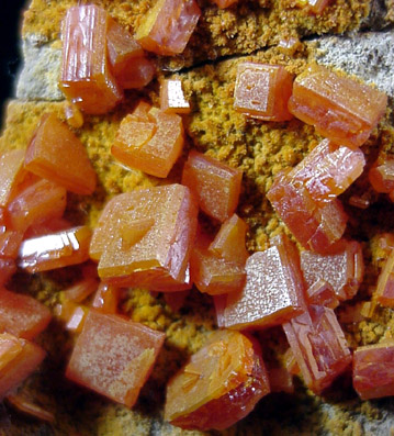 Wulfenite from Ahumada Mine, Los Lamentos, Mexico