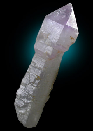 Quartz var. Amethyst Scepter from Deer Hill, Stow, Oxford County, Maine