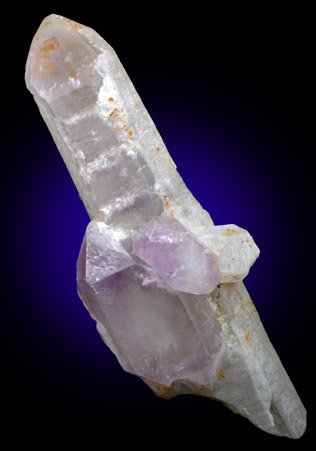 Quartz var. Amethyst from Deer Hill, Stow, Oxford County, Maine