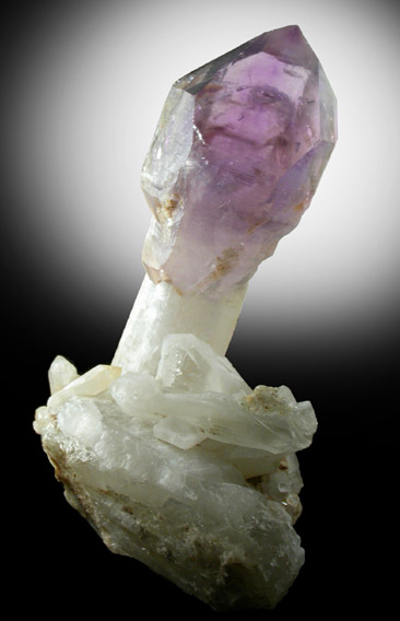 Quartz var. Amethyst Scepter from Deer Hill, Stow, Oxford County, Maine