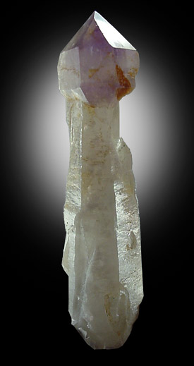 Quartz var. Amethyst Scepter from Deer Hill, Stow, Oxford County, Maine