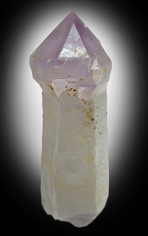 Quartz var. Amethyst Scepter from Deer Hill, Stow, Oxford County, Maine