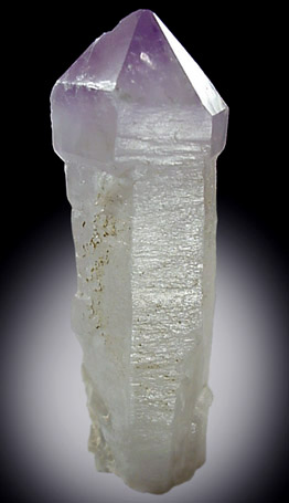 Quartz var. Amethyst Scepter from Deer Hill, Stow, Oxford County, Maine