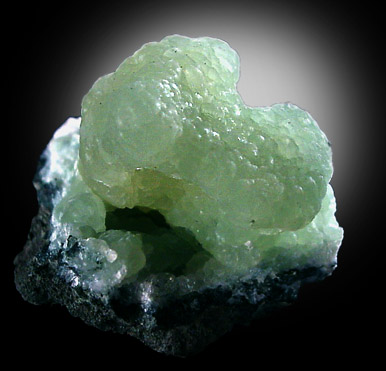 Prehnite from O and G Industries Southbury Quarry, Southbury, New Haven County, Connecticut