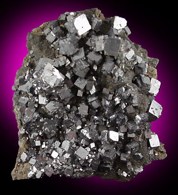 Galena from Tri-State Lead-Zinc Mining District, near Joplin, Jasper County, Missouri