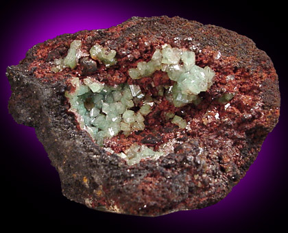 Adamite var. Cuproadamite from Mina Ojuela, Mapimi, Durango, Mexico