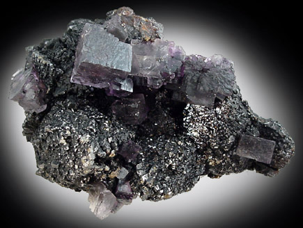 Sphalerite with Fluorite from Cave-in-Rock District, Hardin County, Illinois