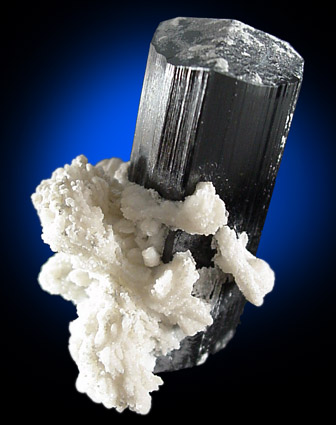 Schorl Tourmaline with Albite from Shengus, Skardu Road, Gilgit-Baltistan, Pakistan