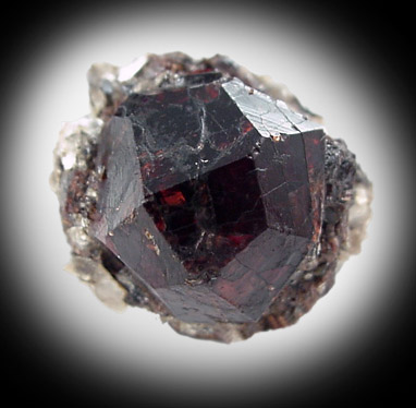 Almandine Garnet from Hedgehog Hill, Peru, Maine