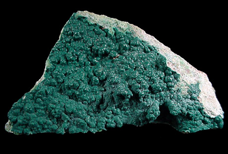 Pseudomalachite from Schuyler Copper Mine, North Arlington, Bergen County, New Jersey