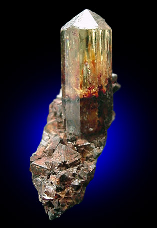 Fluorapatite from Cerro de Mercado, Durango, Mexico