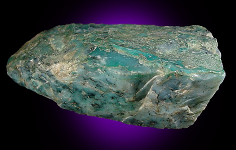 Copper in Chalcedony from Turco, Oruro, Bolivia