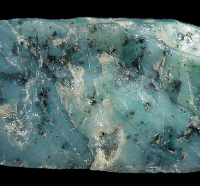 Copper in Chalcedony from Turco, Oruro, Bolivia