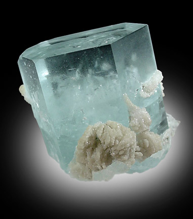 Beryl var. Aquamarine from Drot, near Shengus, Skardu Road, Gilgit, Pakistan