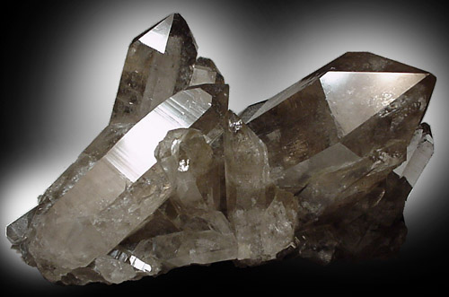 Quartz var. Smoky from Maderanertal, Kanton Uri, Switzerland