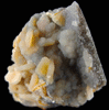 Wulfenite with Quartz from Finch Mine, north of Hayden, Banner District, Gila County, Arizona