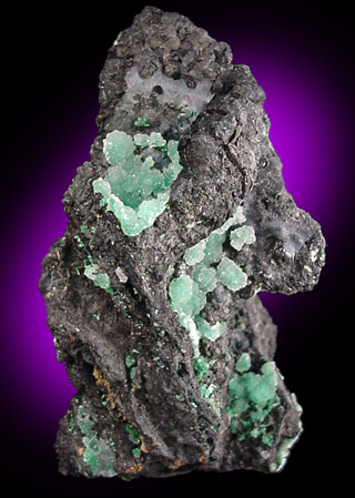 Chrysocolla and Malachite from Jarilla Mountains, Orogrande District, Otero County, New Mexico