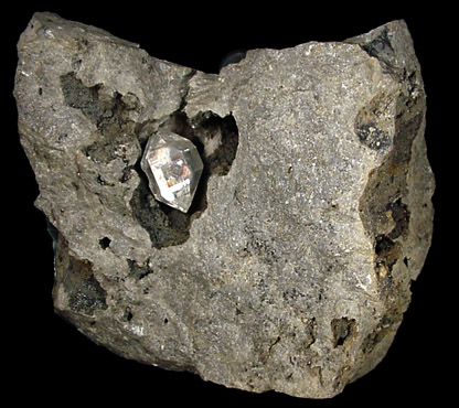 Quartz var. Herkimer Diamond from Diamond Acres (Hastings Farm), Fonda, Montgomery County, New York