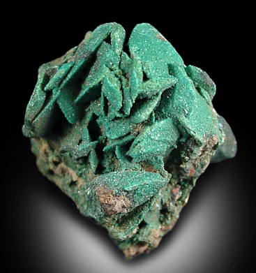 Malachite pseudomorph after Azurite from Bisbee, Warren District, Cochise County, Arizona