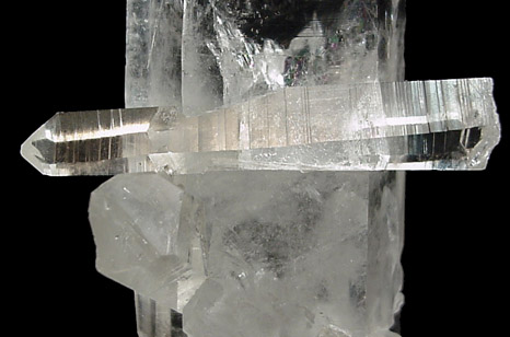 Quartz, cross formation from Mount Ida, Ouachita Mountains, Montgomery County, Arkansas