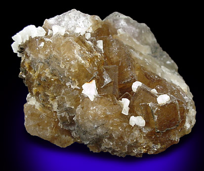 Fluorite and Dolomite from Villabona, Spain