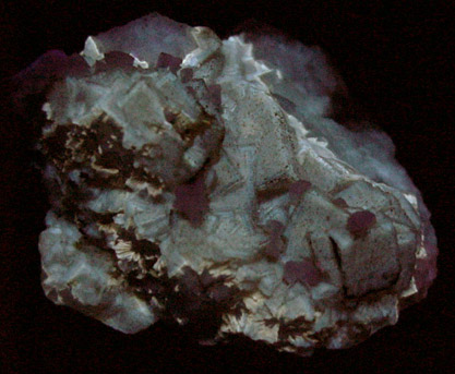 Fluorite and Dolomite from Villabona, Spain