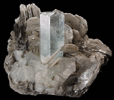 Beryl var. Aquamarine from Dassu, Braldu Valley, Baltistan, Gilgit-Baltistan, Pakistan