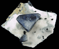 Benitoite from Benitoite Locality, San Benito County, California (Type Locality for Benitoite)