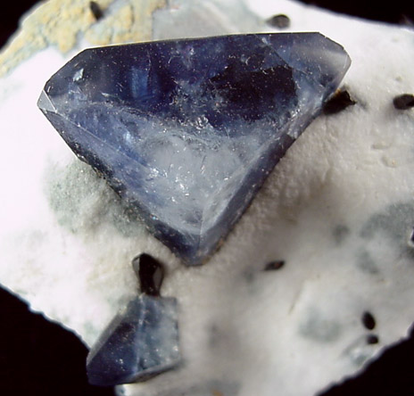 Benitoite from Benitoite Locality, San Benito County, California (Type Locality for Benitoite)