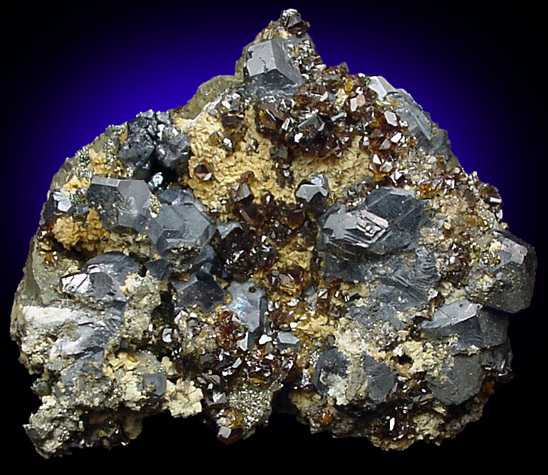 Sphalerite and Galena from Mogul Mine, Silvermines District, Tipperary, Ireland