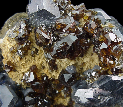 Sphalerite and Galena from Mogul Mine, Silvermines District, Tipperary, Ireland