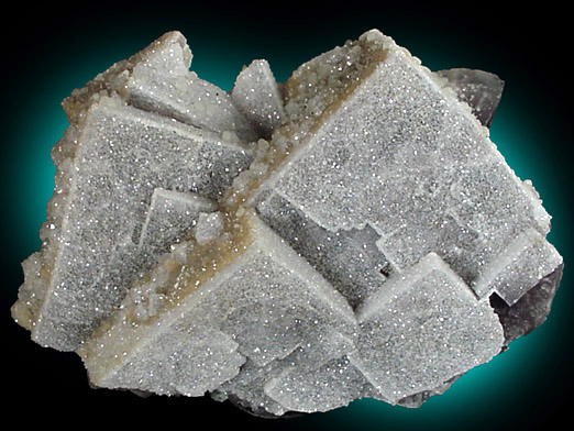 Fluorite with Quartz from Cambokeels Mine, Westgate, Weardale District, County Durham, England