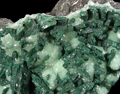 Malachite pseudomorph after Azurite from Tsumeb Mine, Otavi-Bergland District, Oshikoto, Namibia