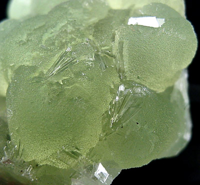 Smithsonite with Hemimorphite from San Antonio Mine, Chihuahua, Mexico