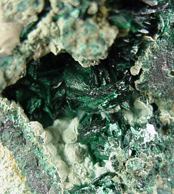 Malachite from Bisbee, Warren District, Cochise County, Arizona