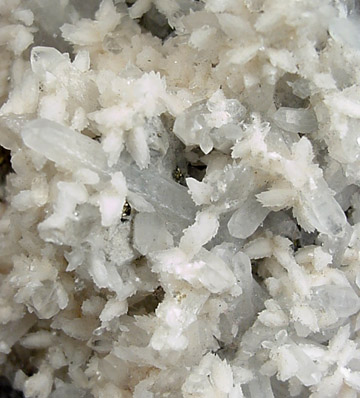 Calcite, Quartz, Pyrite from Huaron Mine, Pasco Department, Peru