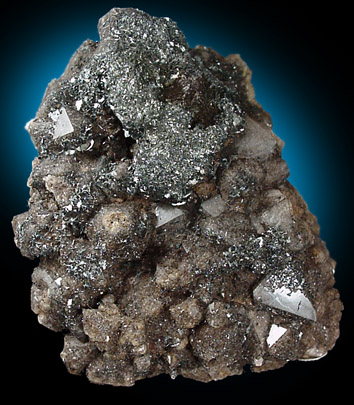 Hematite and Quartz from Max Tessmer Farm, Chub Lake, near Hailesboro, Gouverneur, St. Lawrence County, New York