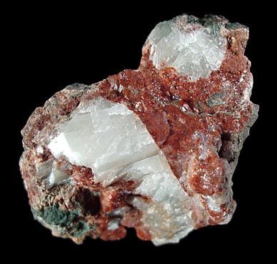 Analcime and Calcite from Copper Falls Mine, Keweenaw County, Michigan