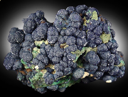 Azurite and Malachite from Copper Queen Mine, Bisbee, Warren District, Cochise County, Arizona