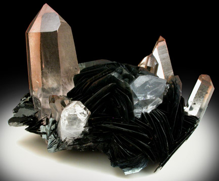 Hematite and Quartz from Jinlong, northeast of Guangzhou, Longchuan, Guangdong Province, China